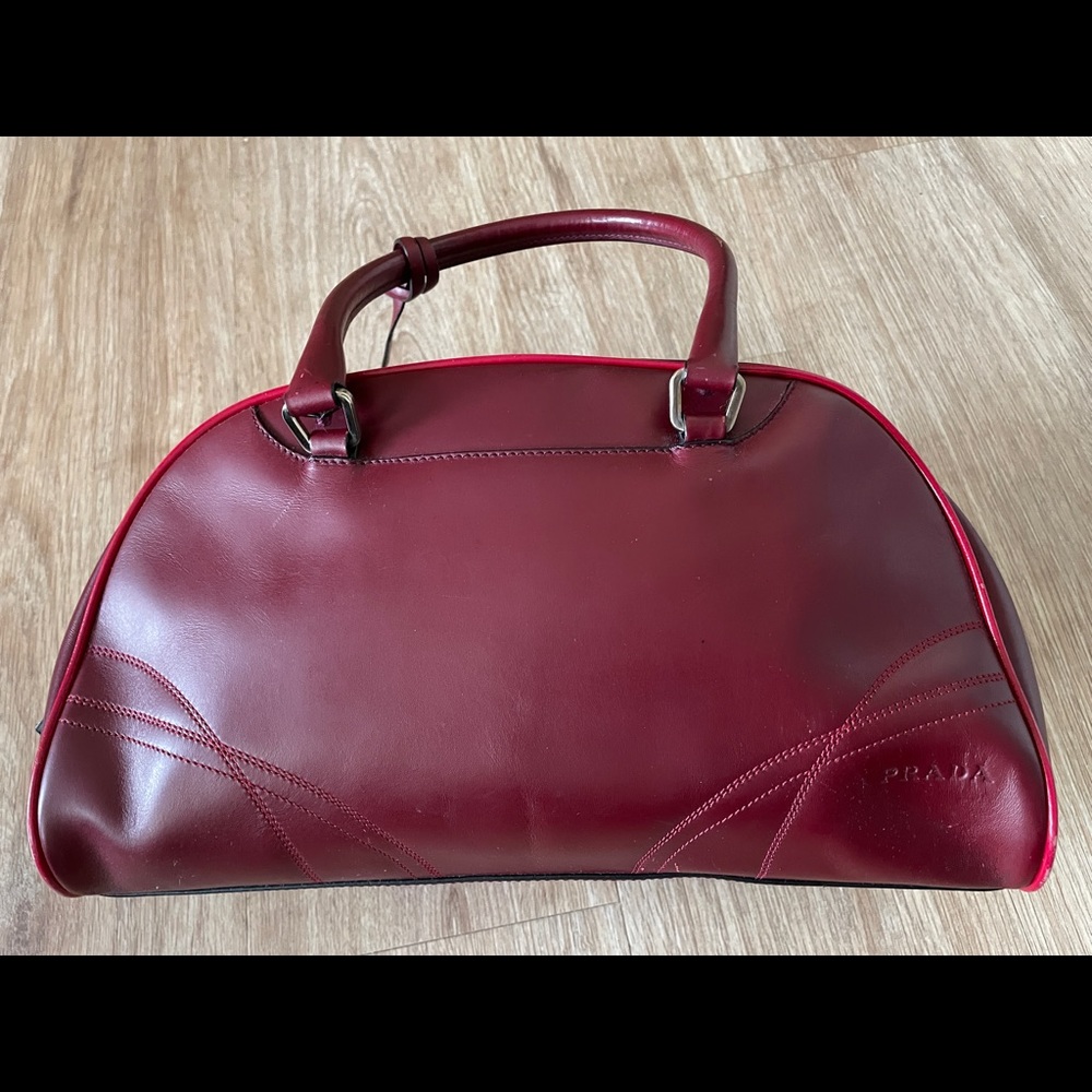 COPY - Prada leather bowling bag - Picture 9 of 16